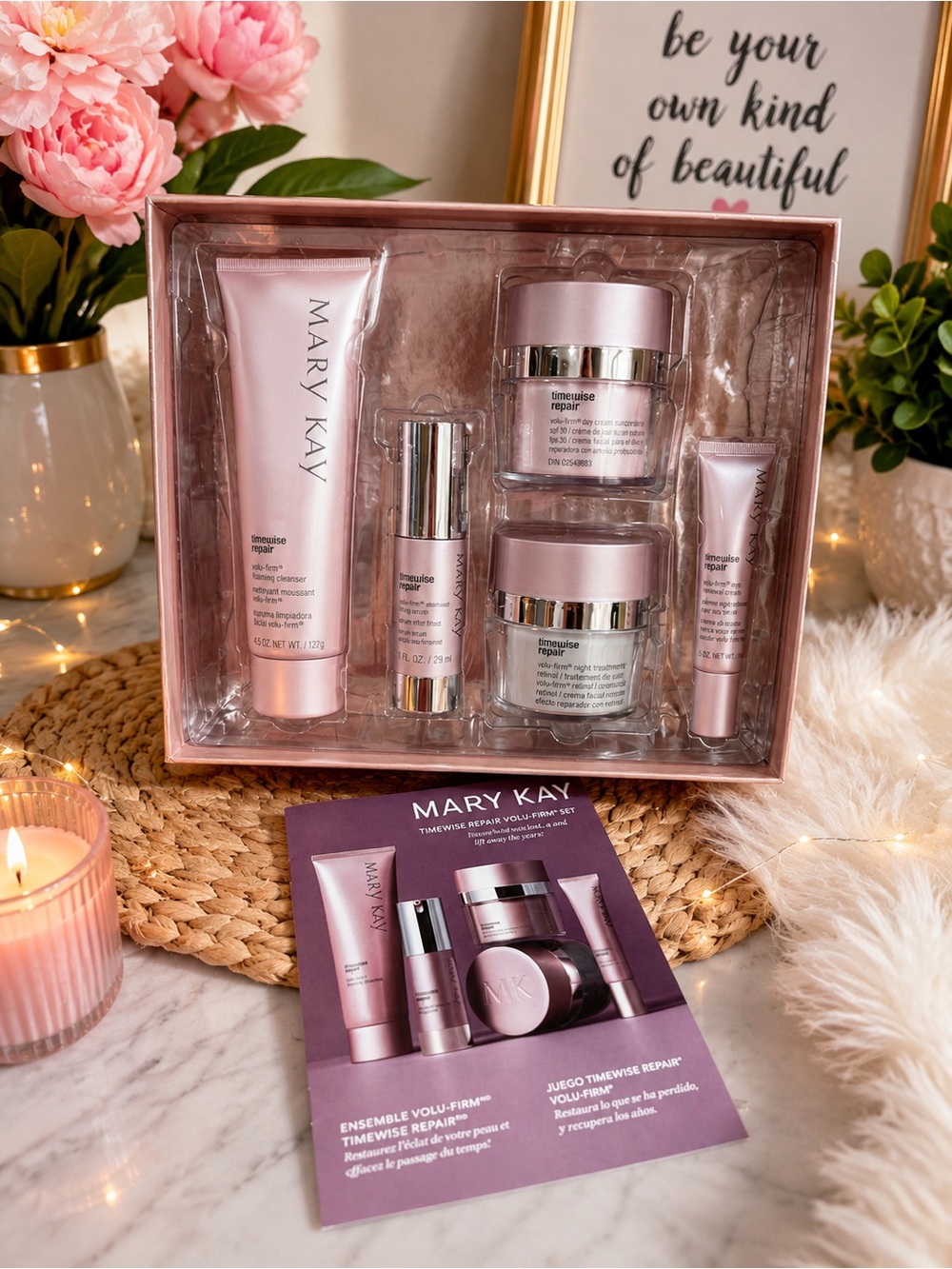 Mary Kay Timeless Repair Skincare Set - Light Pink